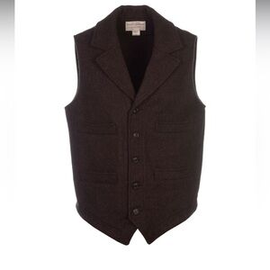 Filson Mackinaw Wool Western Vest
Brown Outdoors Vtg USA XL
